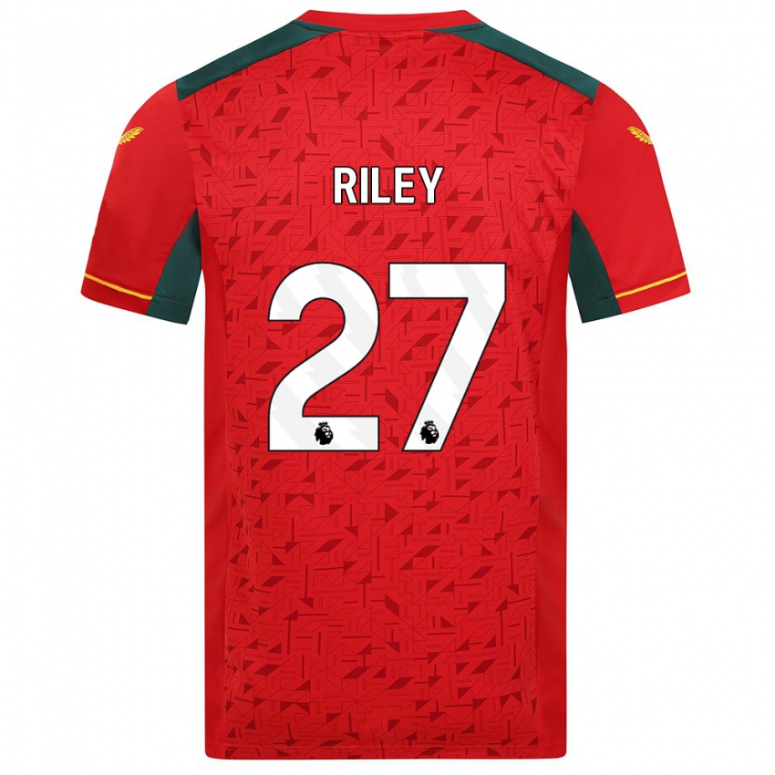 Niño Camiseta Lauren Riley #27 Rojo 2ª Equipación 2023/24 La Camisa