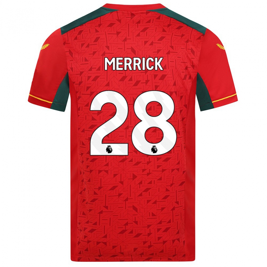 Niño Camiseta Beth Merrick #28 Rojo 2ª Equipación 2023/24 La Camisa