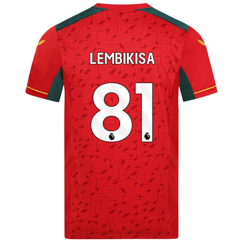 Niño Camiseta Dexter Lembikisa #81 Rojo 2ª Equipación 2023/24 La Camisa