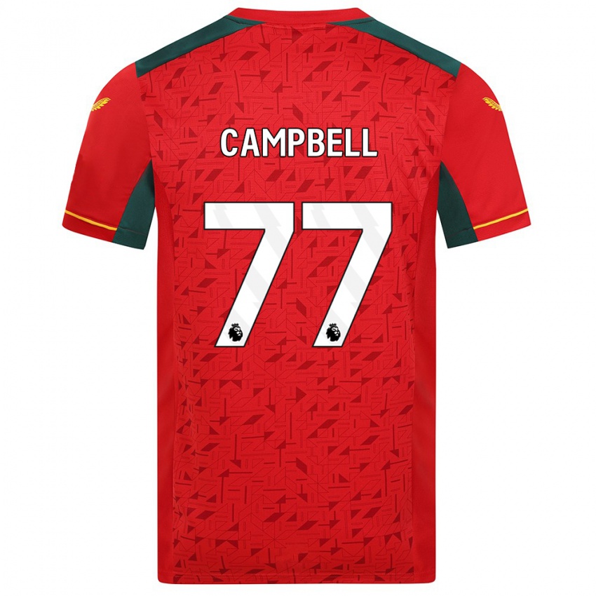 Niño Camiseta Chem Campbell #77 Rojo 2ª Equipación 2023/24 La Camisa