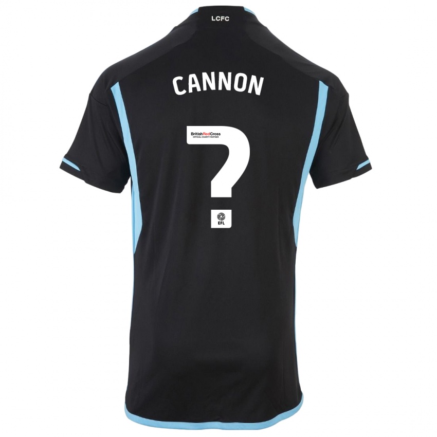 Niño Camiseta Thomas Cannon #0 Negro 2ª Equipación 2023/24 La Camisa