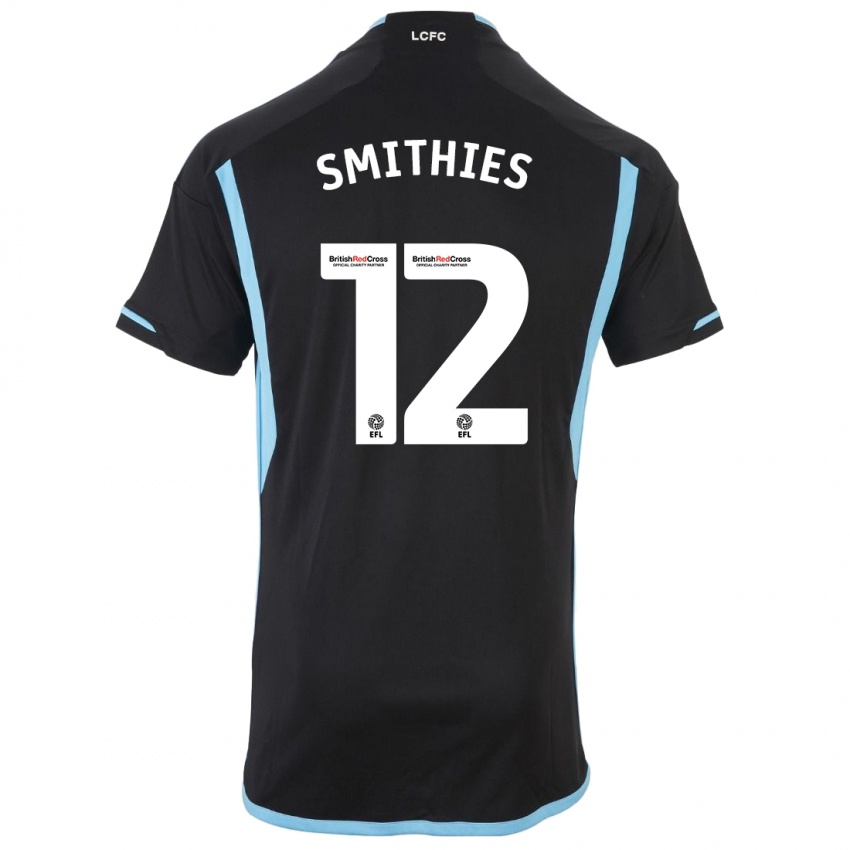 Niño Camiseta Alex Smithies #12 Negro 2ª Equipación 2023/24 La Camisa