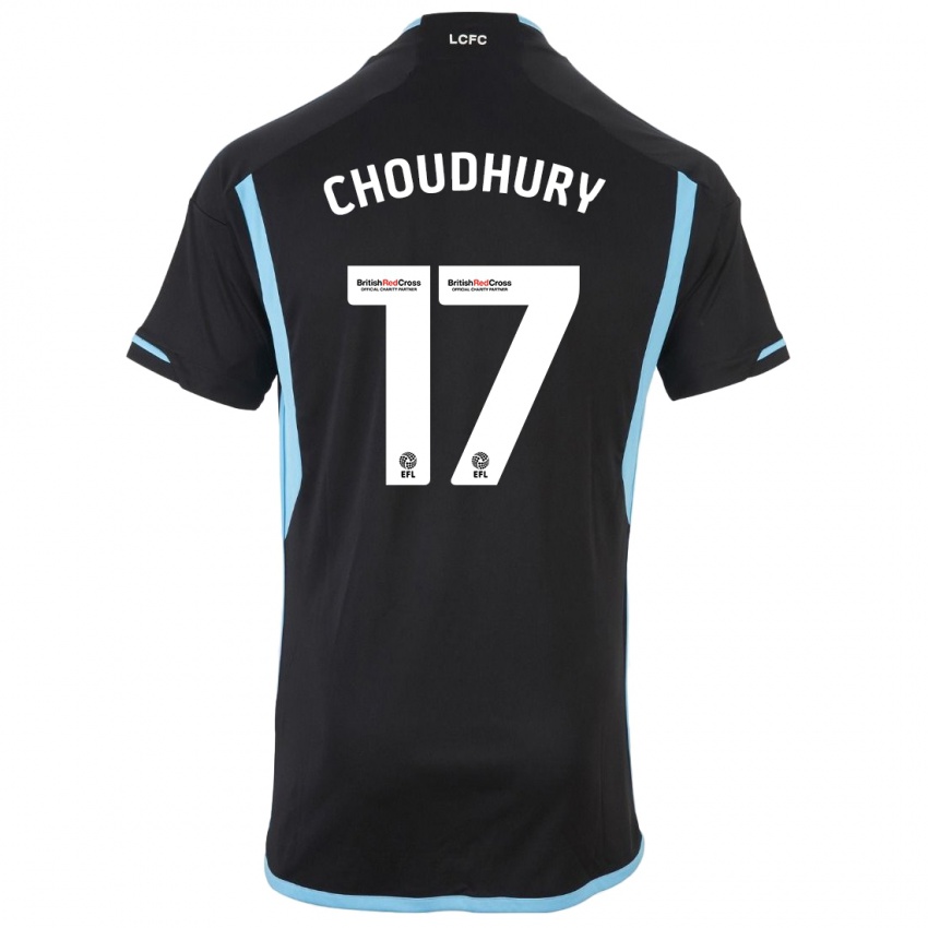 Niño Camiseta Hamza Choudhury #17 Negro 2ª Equipación 2023/24 La Camisa