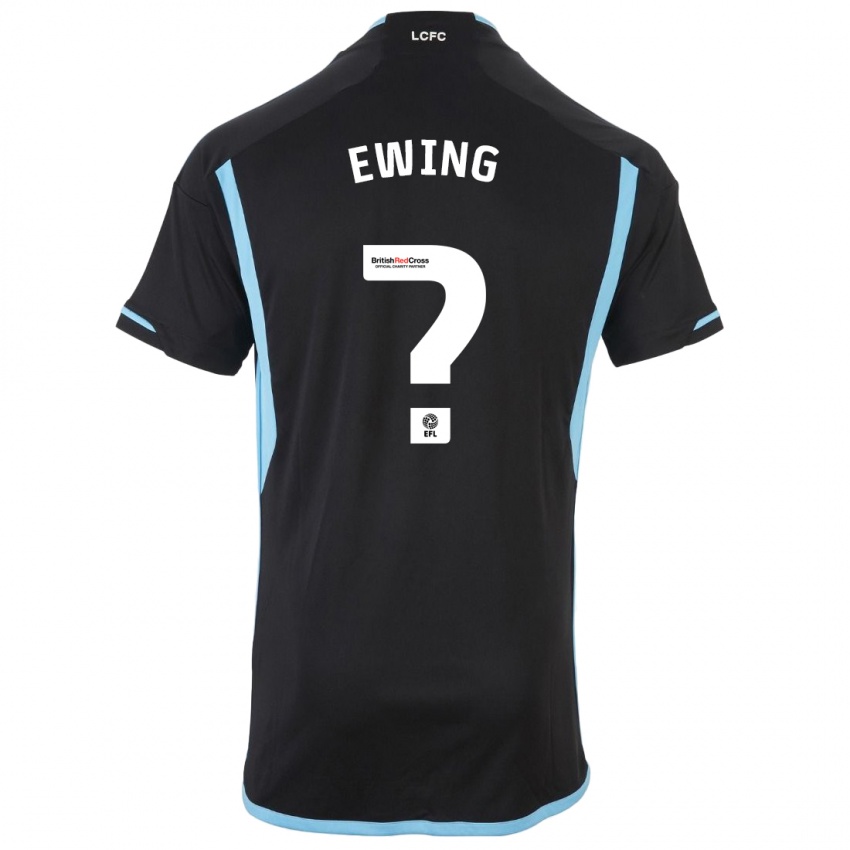 Niño Camiseta Oliver Ewing #0 Negro 2ª Equipación 2023/24 La Camisa