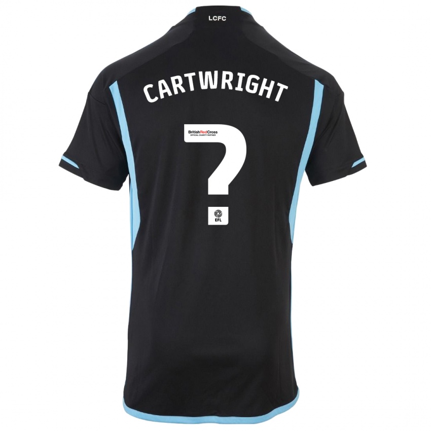 Niño Camiseta Henry Cartwright #0 Negro 2ª Equipación 2023/24 La Camisa