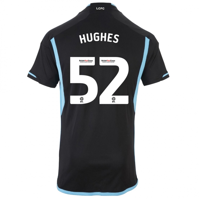 Niño Camiseta Iestyn Hughes #52 Negro 2ª Equipación 2023/24 La Camisa