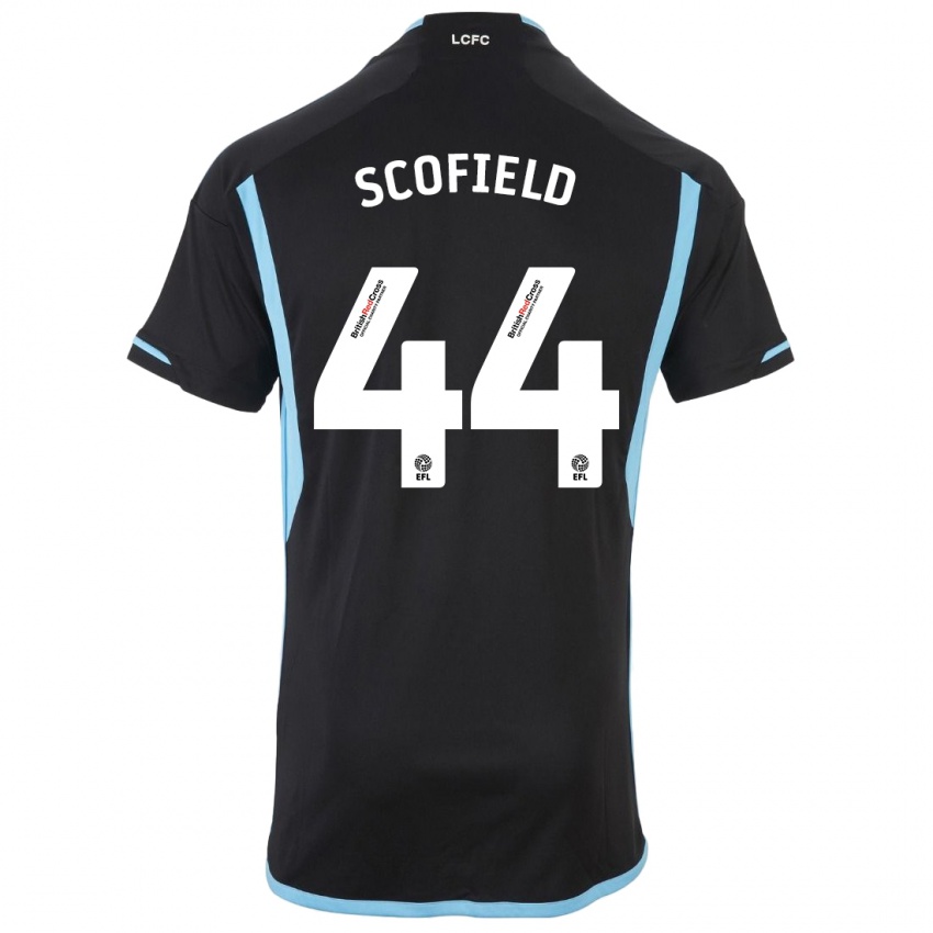 Niño Camiseta Connie Scofield #44 Negro 2ª Equipación 2023/24 La Camisa