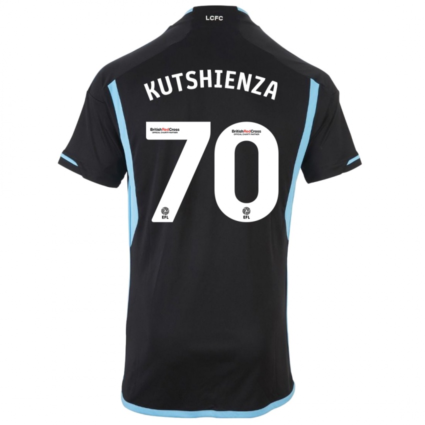 Niño Camiseta Jesper Kutshienza #70 Negro 2ª Equipación 2023/24 La Camisa