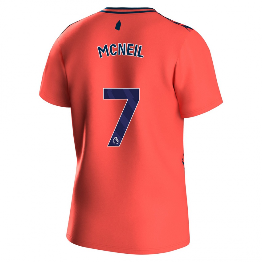 Niño Camiseta Dwight Mcneil #7 Coralino 2ª Equipación 2023/24 La Camisa
