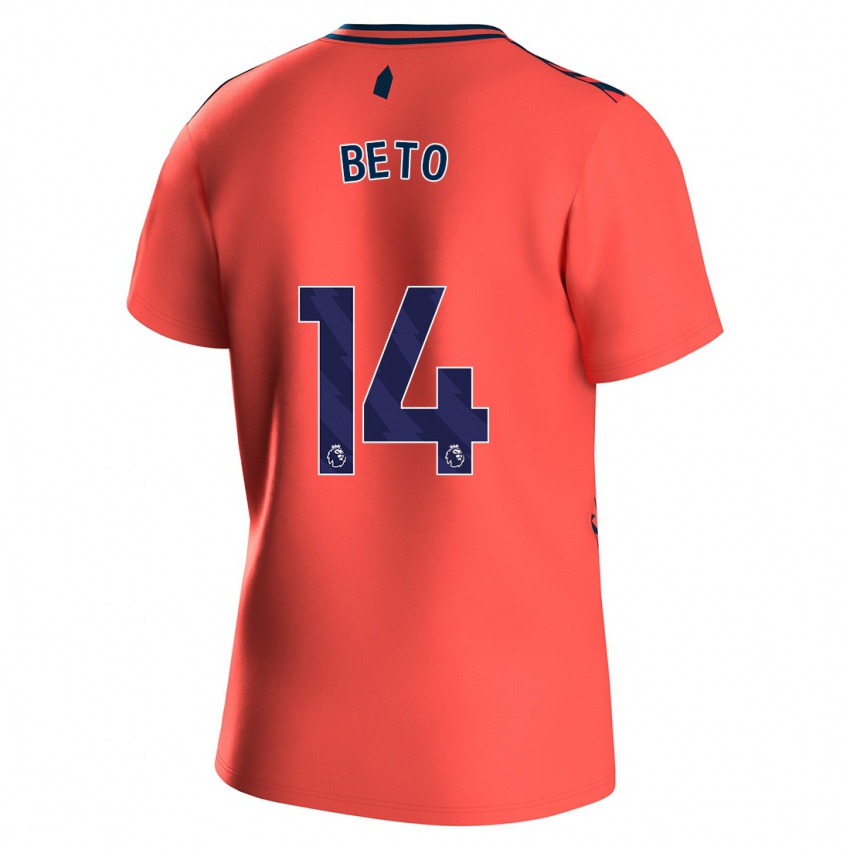 Niño Camiseta Beto #14 Coralino 2ª Equipación 2023/24 La Camisa