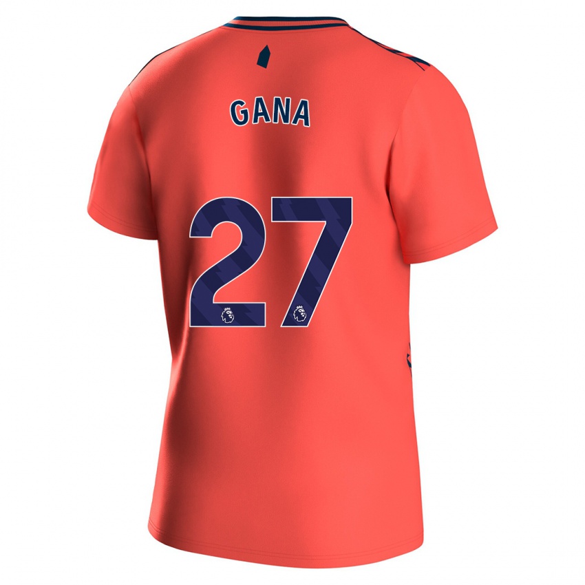 Niño Camiseta Idrissa Gueye #27 Coralino 2ª Equipación 2023/24 La Camisa
