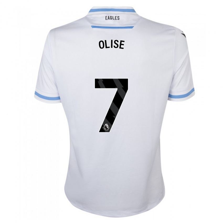 Niño Camiseta Michael Olise #7 Blanco 2ª Equipación 2023/24 La Camisa