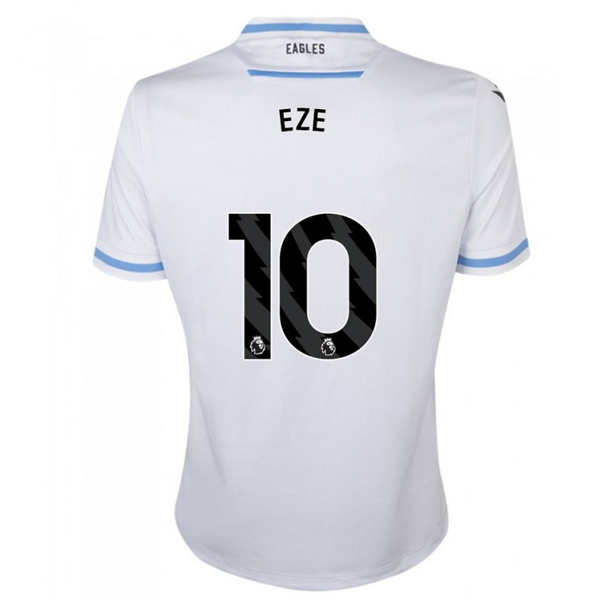 Niño Camiseta Eberechi Eze #10 Blanco 2ª Equipación 2023/24 La Camisa