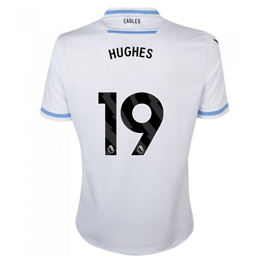 Niño Camiseta Will Hughes #19 Blanco 2ª Equipación 2023/24 La Camisa