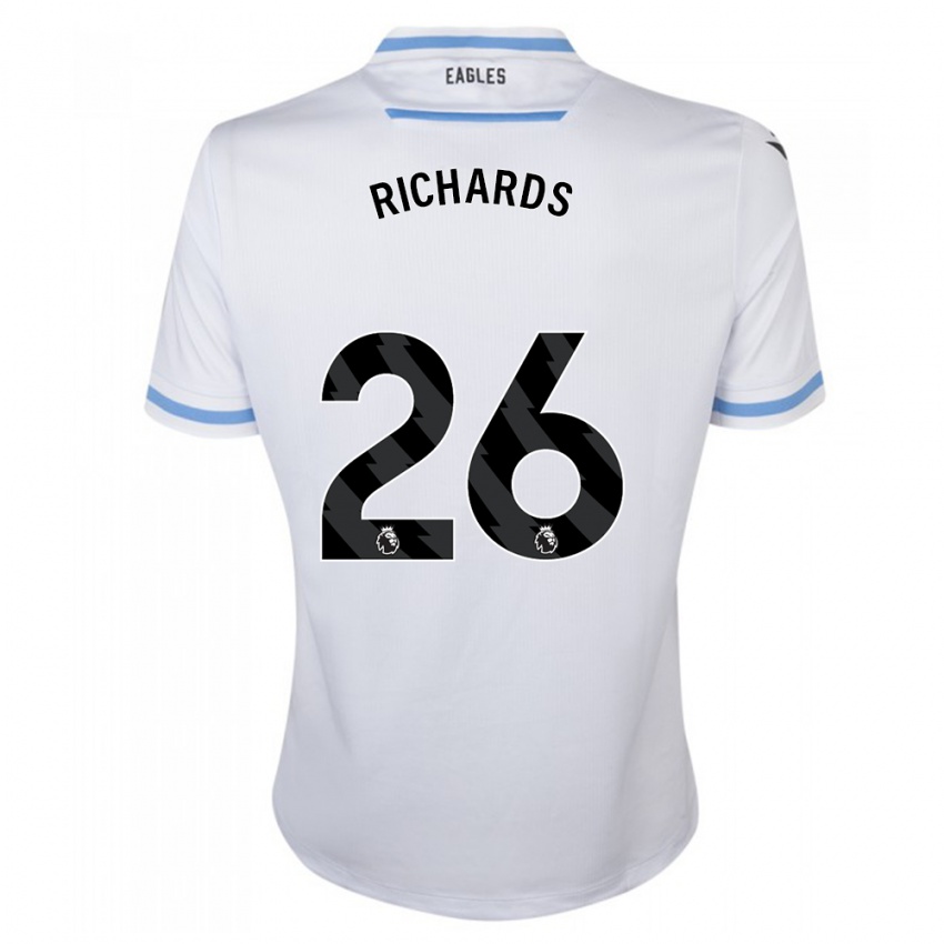 Niño Camiseta Chris Richards #26 Blanco 2ª Equipación 2023/24 La Camisa