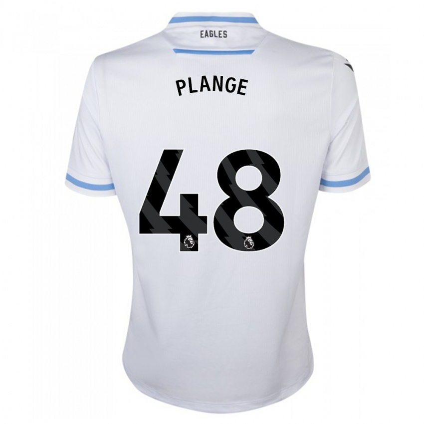 Niño Camiseta Luke Plange #48 Blanco 2ª Equipación 2023/24 La Camisa