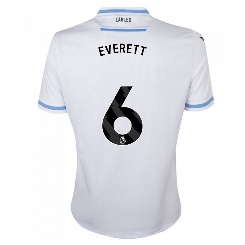 Niño Camiseta Aimee Everett #6 Blanco 2ª Equipación 2023/24 La Camisa