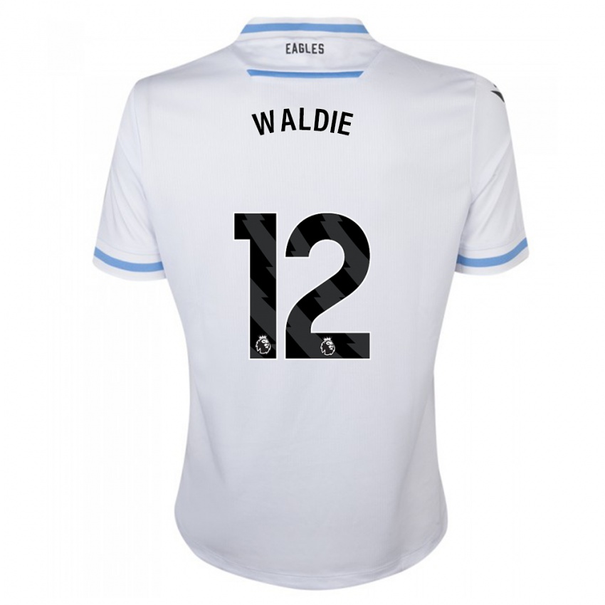 Niño Camiseta Lizzie Waldie #12 Blanco 2ª Equipación 2023/24 La Camisa