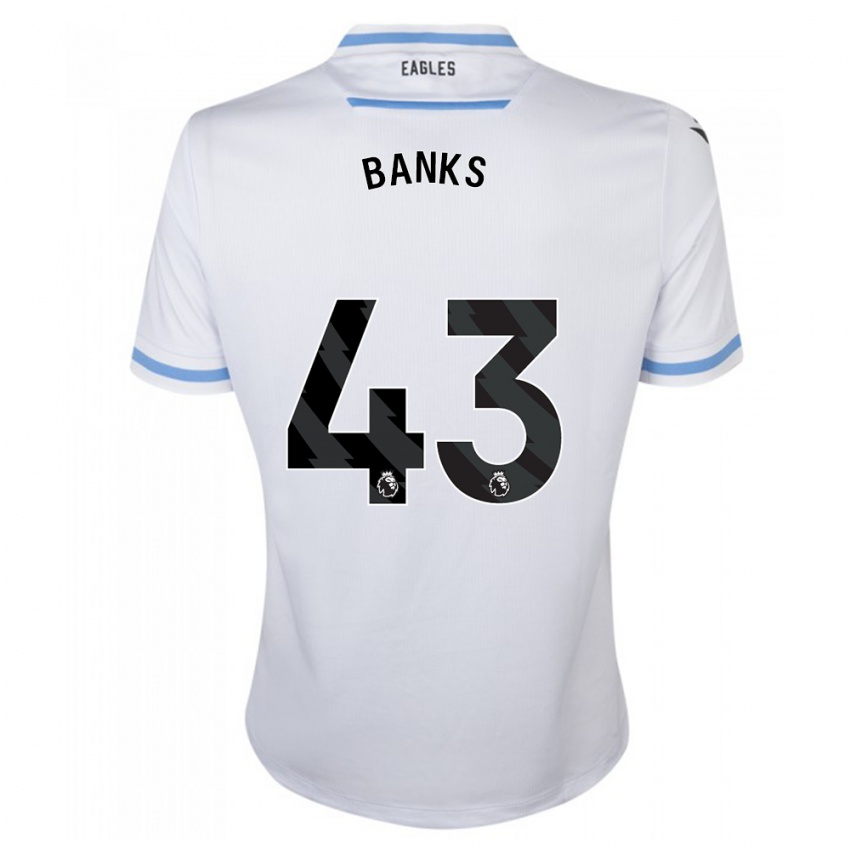 Niño Camiseta Scott Banks #43 Blanco 2ª Equipación 2023/24 La Camisa