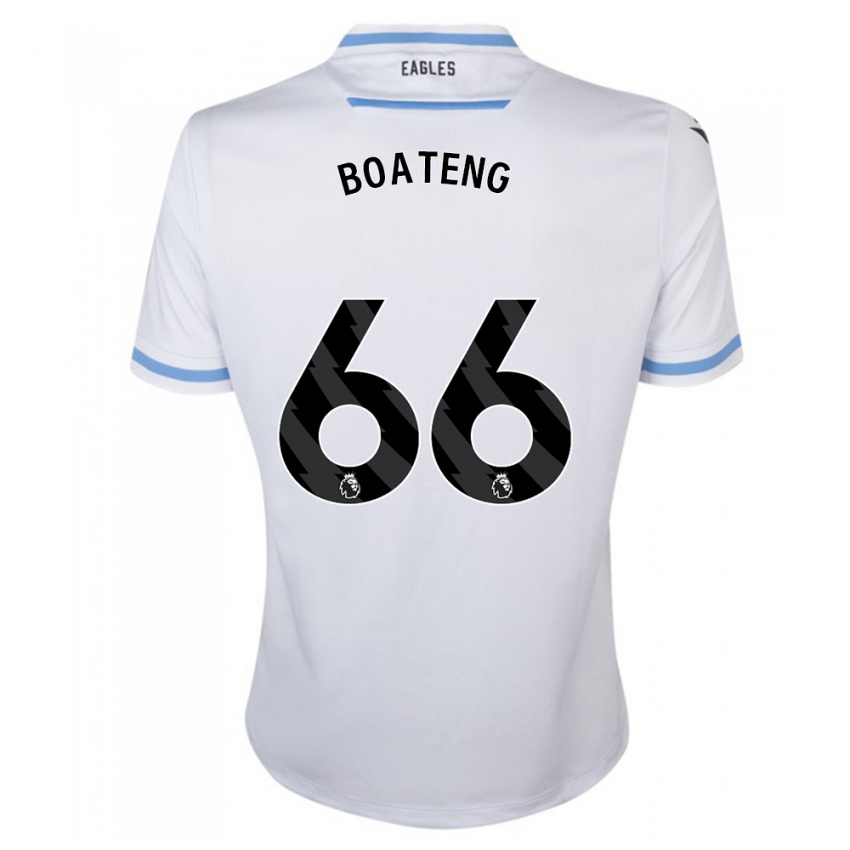 Niño Camiseta David Boateng #66 Blanco 2ª Equipación 2023/24 La Camisa
