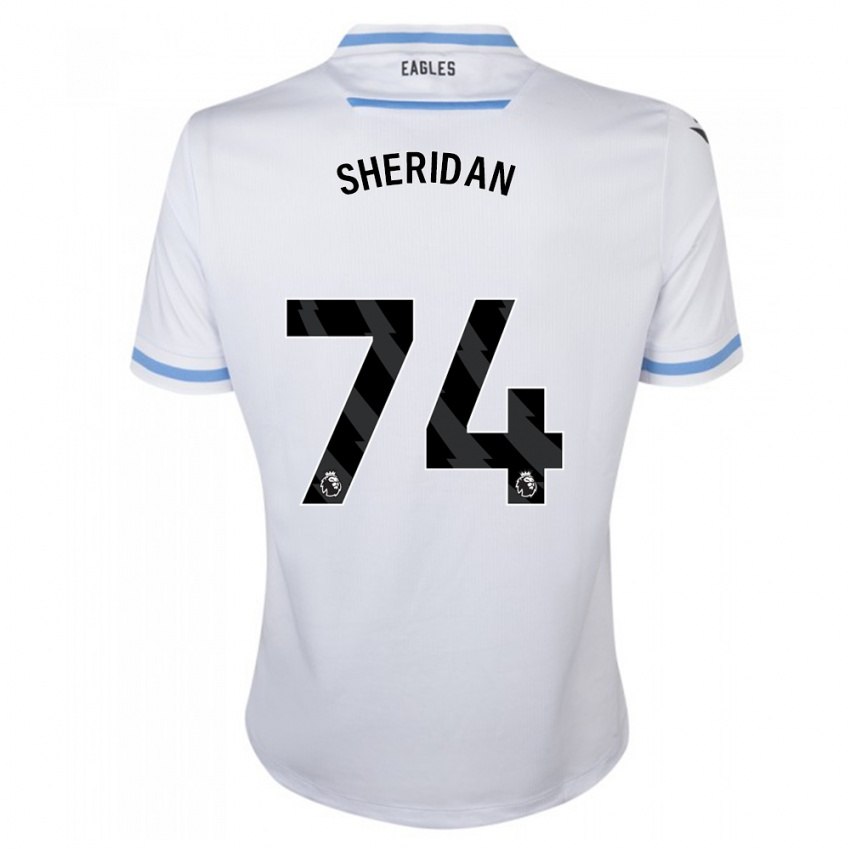 Niño Camiseta Joe Sheridan #74 Blanco 2ª Equipación 2023/24 La Camisa