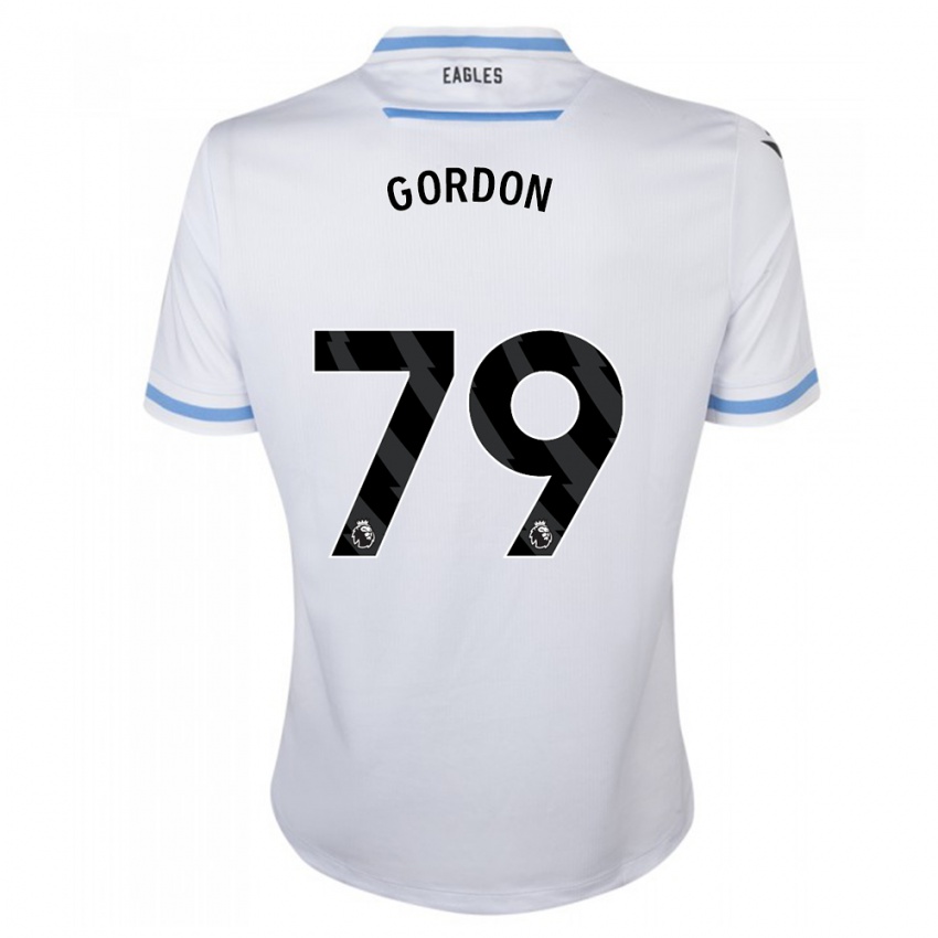Niño Camiseta John-Kymani Gordon #79 Blanco 2ª Equipación 2023/24 La Camisa