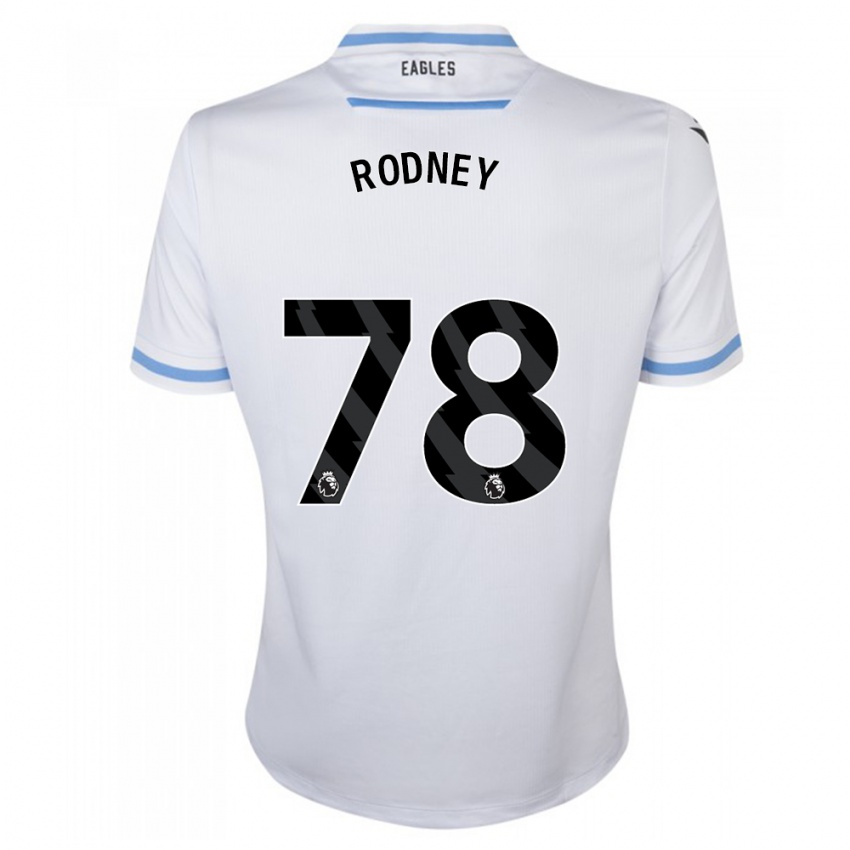 Niño Camiseta Kaden Rodney #78 Blanco 2ª Equipación 2023/24 La Camisa
