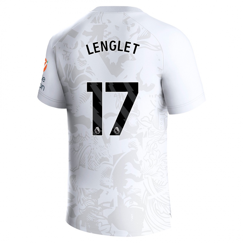 Niño Camiseta Clement Lenglet #17 Blanco 2ª Equipación 2023/24 La Camisa