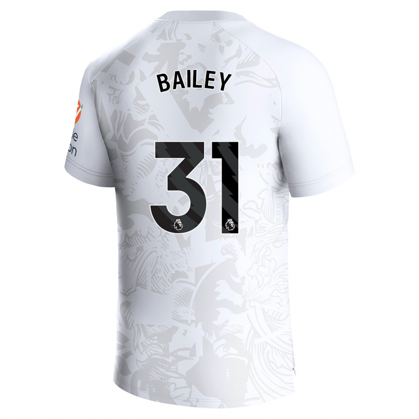 Niño Camiseta Leon Bailey #31 Blanco 2ª Equipación 2023/24 La Camisa