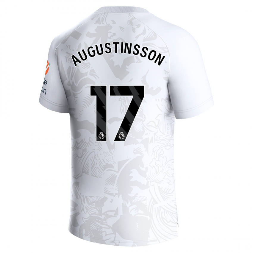 Niño Camiseta Ludwig Augustinsson #17 Blanco 2ª Equipación 2023/24 La Camisa