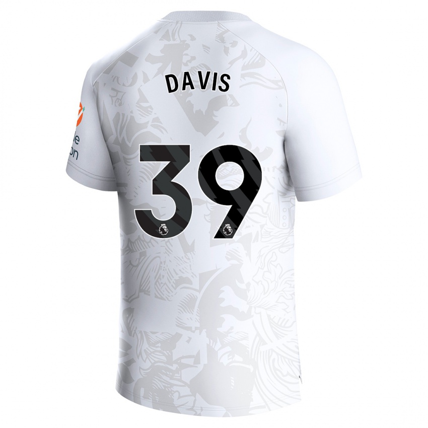 Niño Camiseta Keinan Davis #39 Blanco 2ª Equipación 2023/24 La Camisa