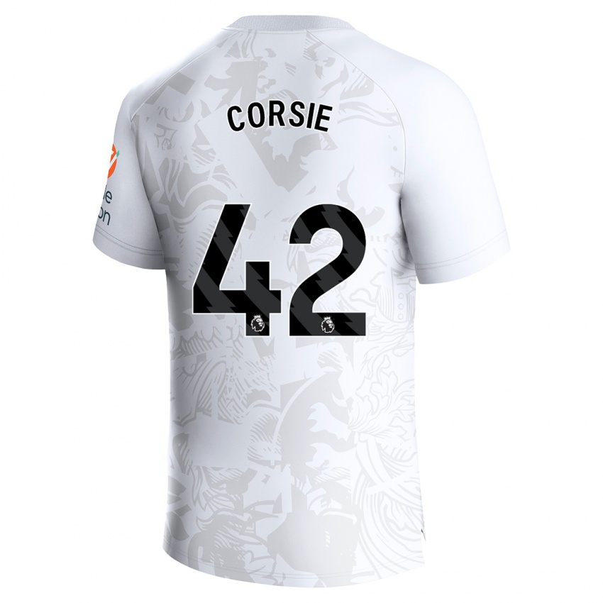 Niño Camiseta Rachel Corsie #42 Blanco 2ª Equipación 2023/24 La Camisa