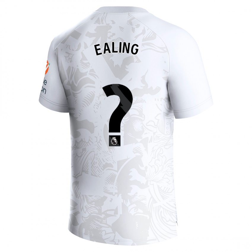 Niño Camiseta Frankie Ealing #0 Blanco 2ª Equipación 2023/24 La Camisa