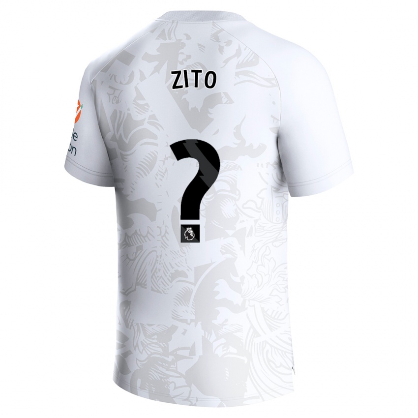 Niño Camiseta Patrick Zito #0 Blanco 2ª Equipación 2023/24 La Camisa
