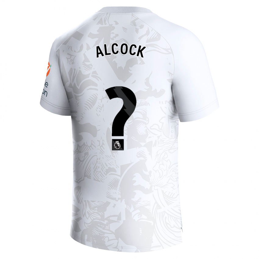 Niño Camiseta Todd Alcock #0 Blanco 2ª Equipación 2023/24 La Camisa