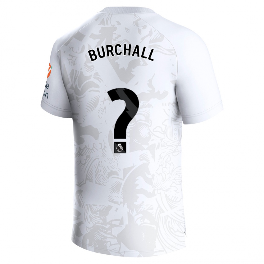 Niño Camiseta Ajani Burchall #0 Blanco 2ª Equipación 2023/24 La Camisa