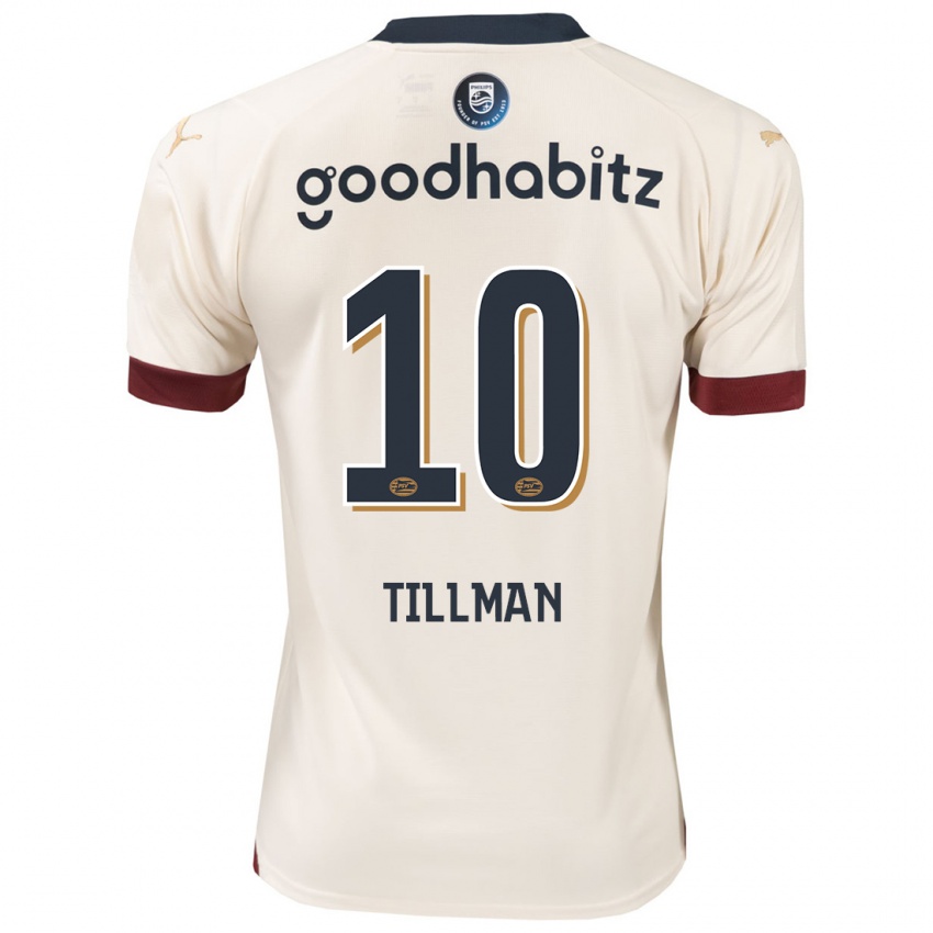 Niño Camiseta Malik Tillman #10 Blanquecino 2ª Equipación 2023/24 La Camisa