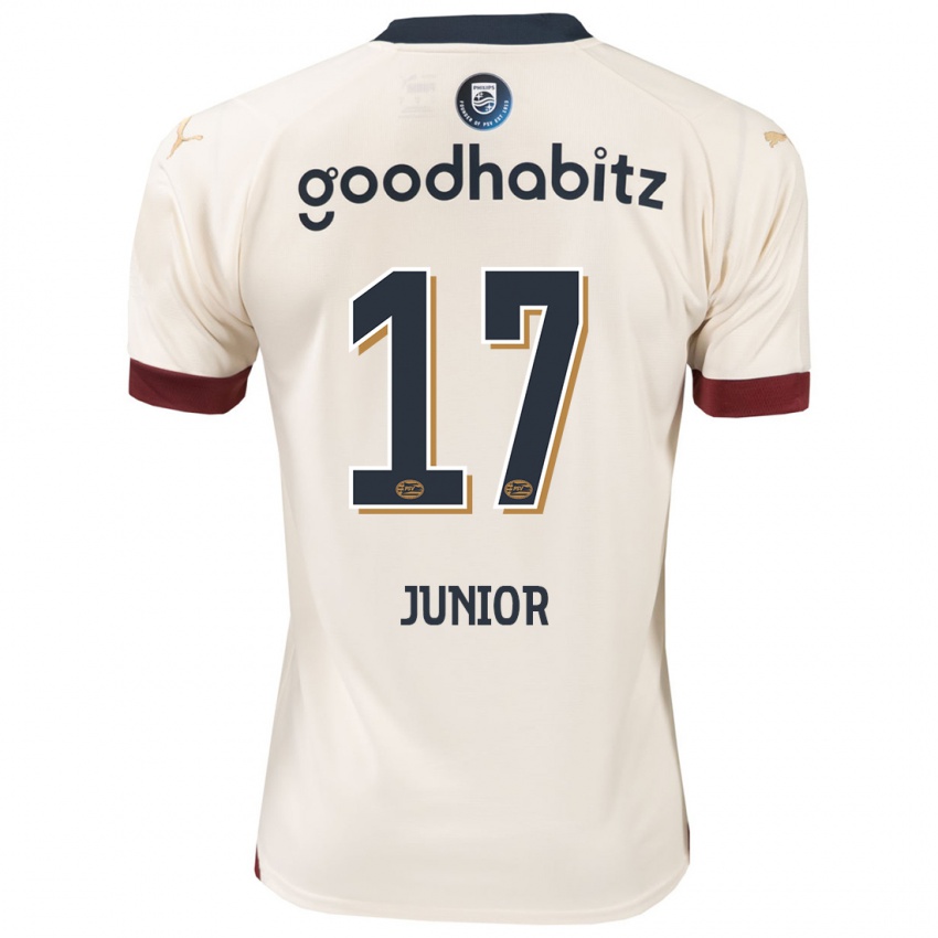 Niño Camiseta Mauro Junior #17 Blanquecino 2ª Equipación 2023/24 La Camisa