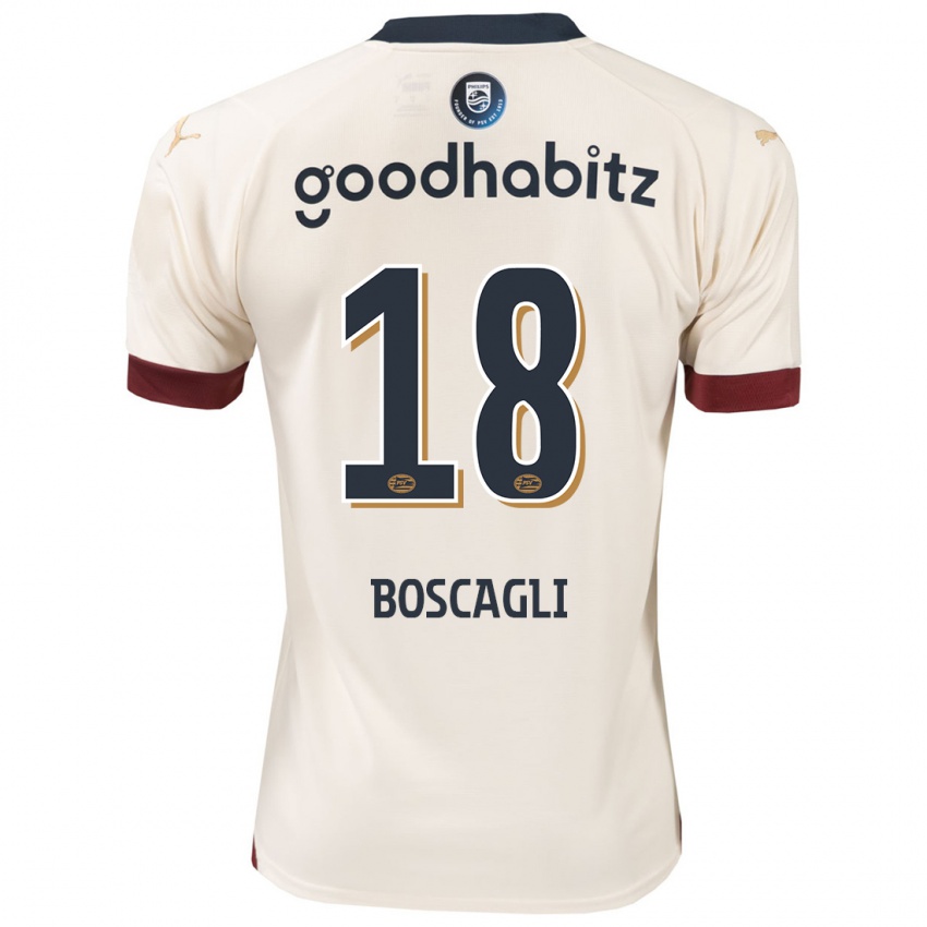 Niño Camiseta Olivier Boscagli #18 Blanquecino 2ª Equipación 2023/24 La Camisa