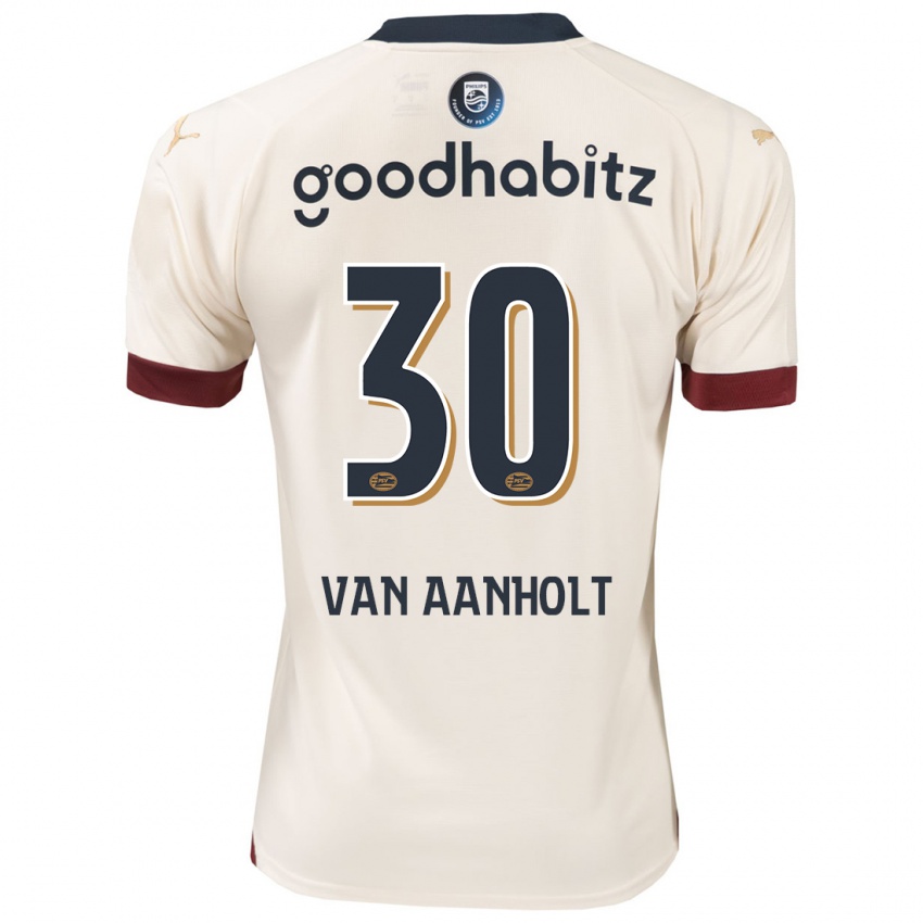 Niño Camiseta Patrick Van Aanholt #30 Blanquecino 2ª Equipación 2023/24 La Camisa