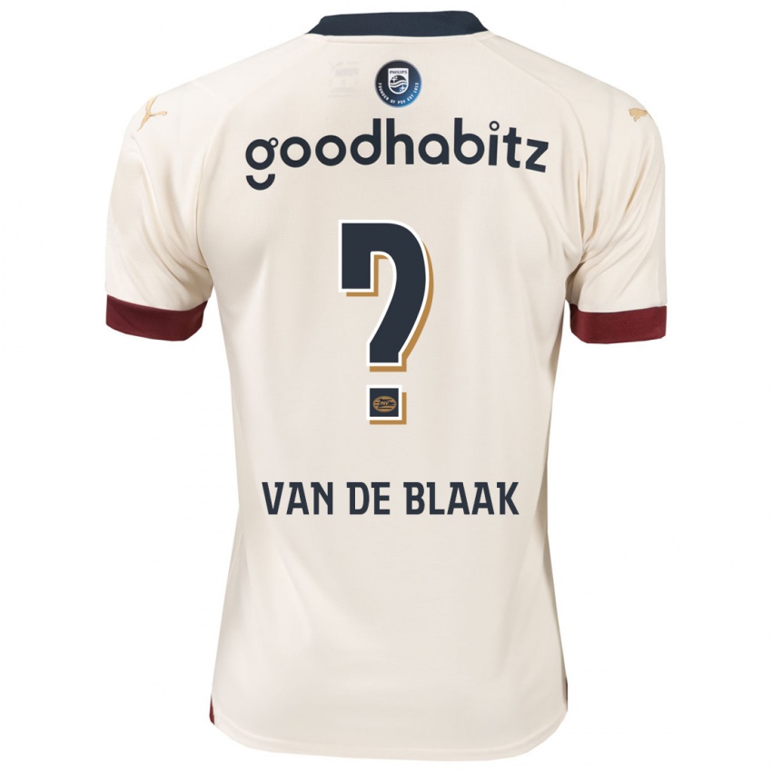 Niño Camiseta Emmanuel Van De Blaak #0 Blanquecino 2ª Equipación 2023/24 La Camisa