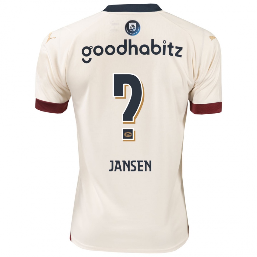 Niño Camiseta Koen Jansen #0 Blanquecino 2ª Equipación 2023/24 La Camisa
