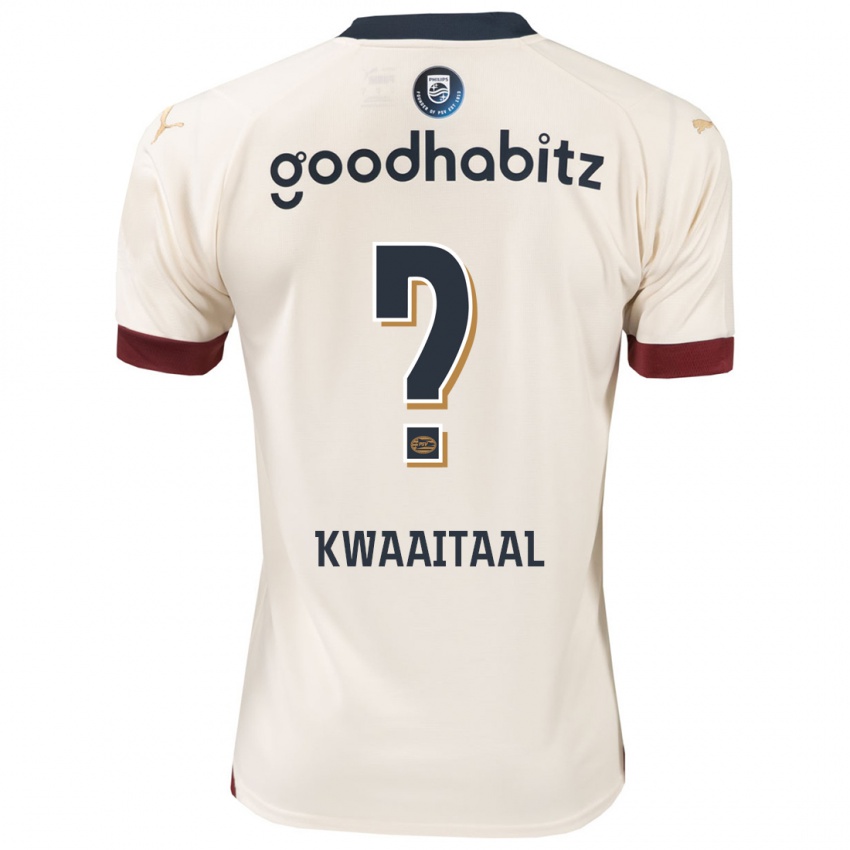 Niño Camiseta Julian Kwaaitaal #0 Blanquecino 2ª Equipación 2023/24 La Camisa