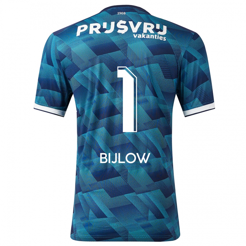 Niño Camiseta Justin Bijlow #1 Azul 2ª Equipación 2023/24 La Camisa