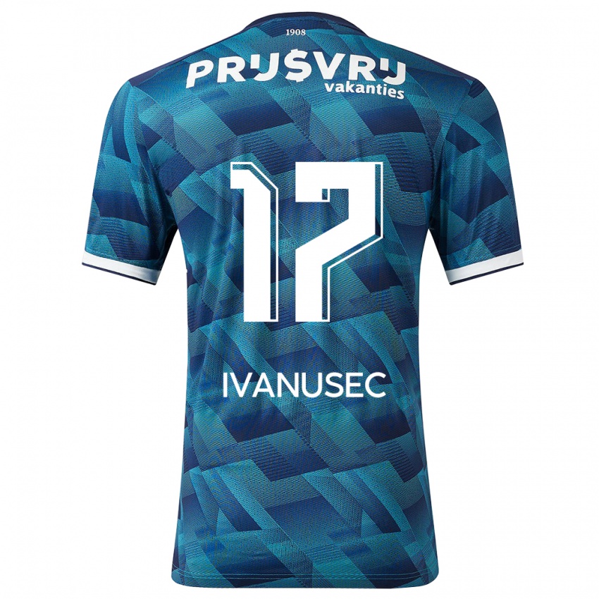 Niño Camiseta Luka Ivanusec #17 Azul 2ª Equipación 2023/24 La Camisa