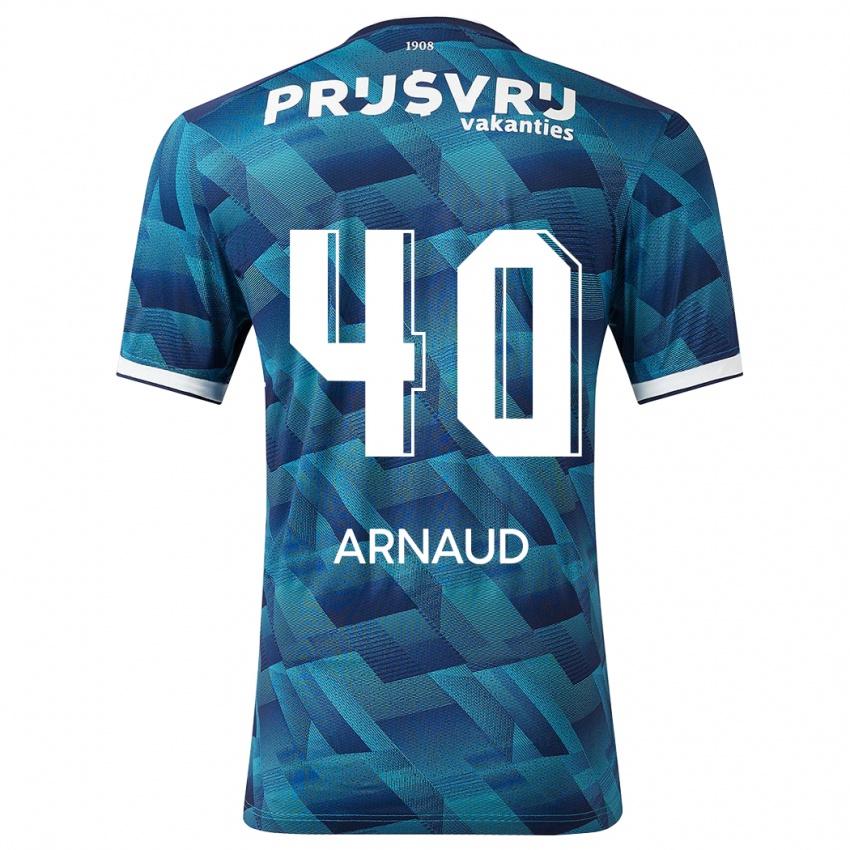 Niño Camiseta Lugene Arnaud #40 Azul 2ª Equipación 2023/24 La Camisa