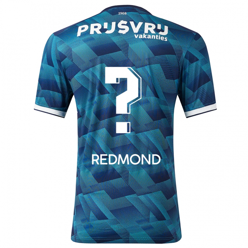 Niño Camiseta Zepiqueno Redmond #0 Azul 2ª Equipación 2023/24 La Camisa
