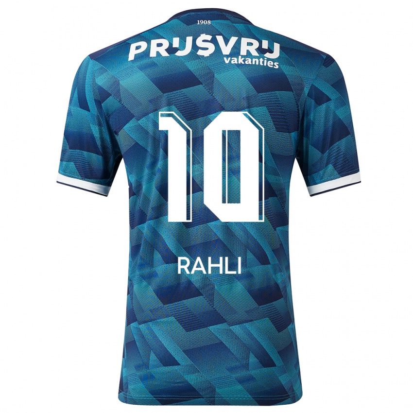 Niño Camiseta Khalid Rahli #10 Azul 2ª Equipación 2023/24 La Camisa