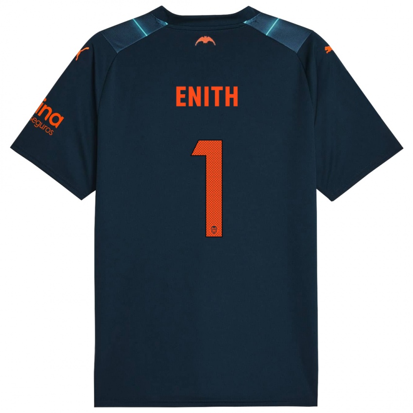 Niño Camiseta Enith #1 Azul Marino 2ª Equipación 2023/24 La Camisa