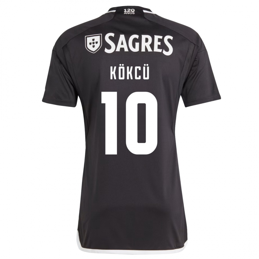 Niño Camiseta Orkun Kökcü #10 Negro 2ª Equipación 2023/24 La Camisa